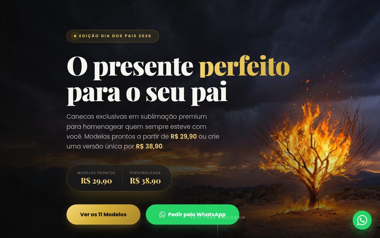 Canecas Dia dos Pais